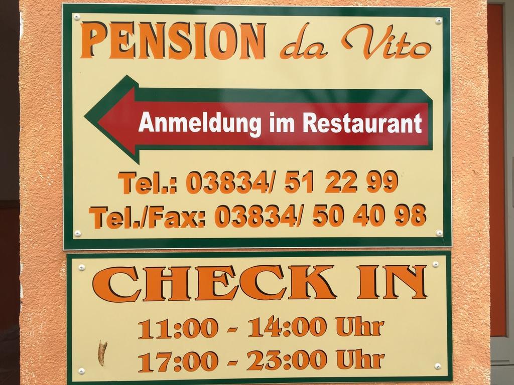 Pensione Da Vito Greifswald Extérieur photo